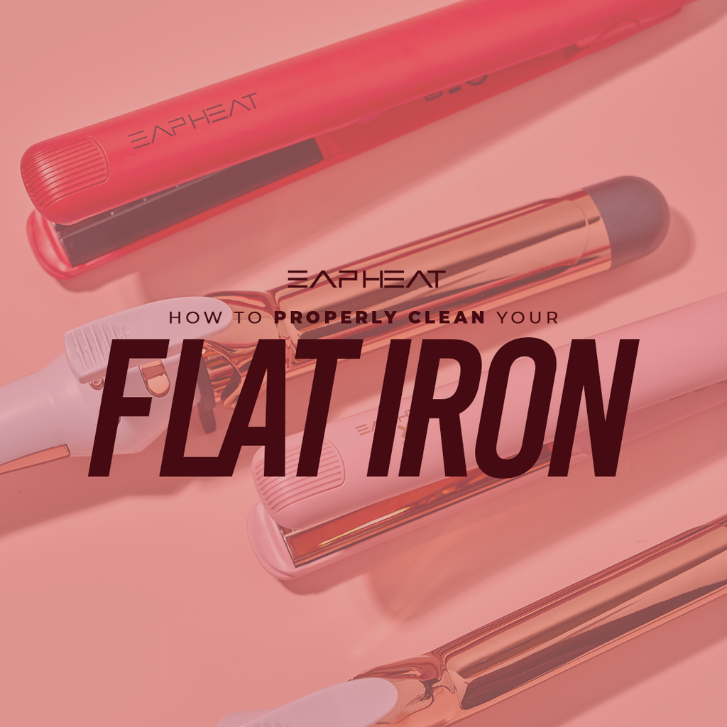 What to clean top flat iron with